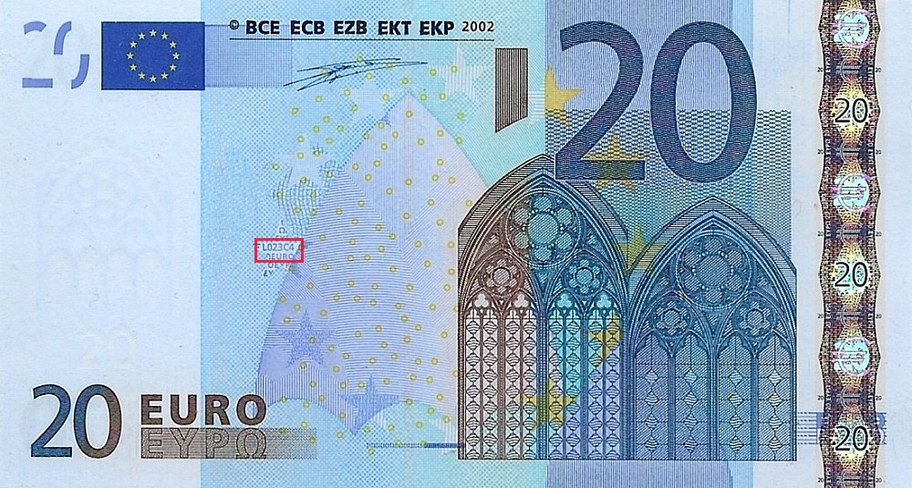 Billet de 20 € 2002 France