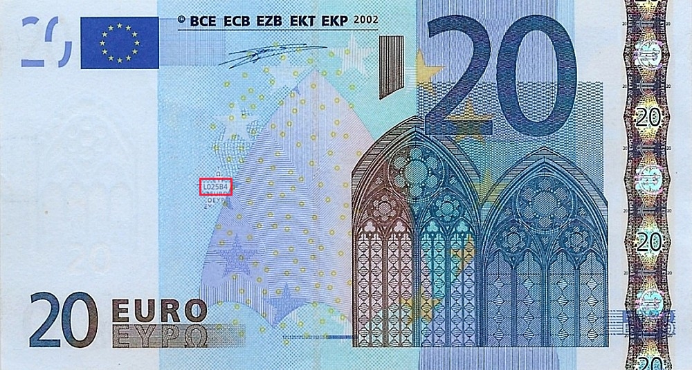 Billet de 20 € 2002 France