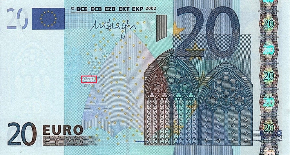 Billet de 20 € 2002 France