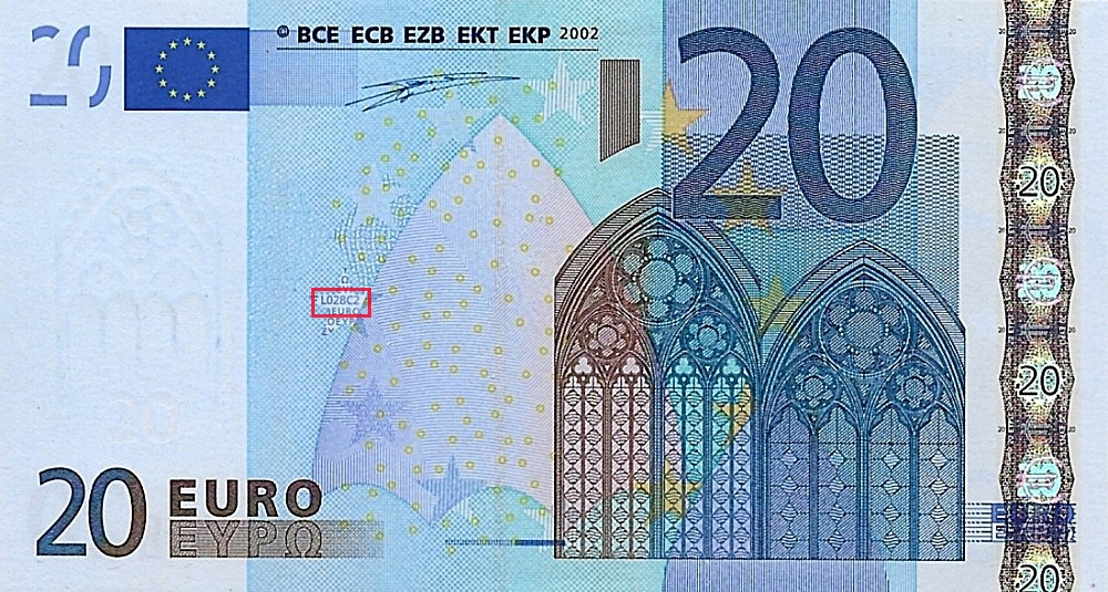 Billet de 20 € 2002 France