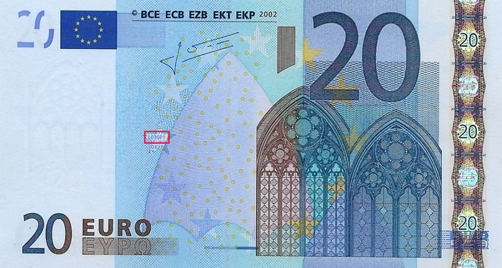 Billet de 20 € 2002 France