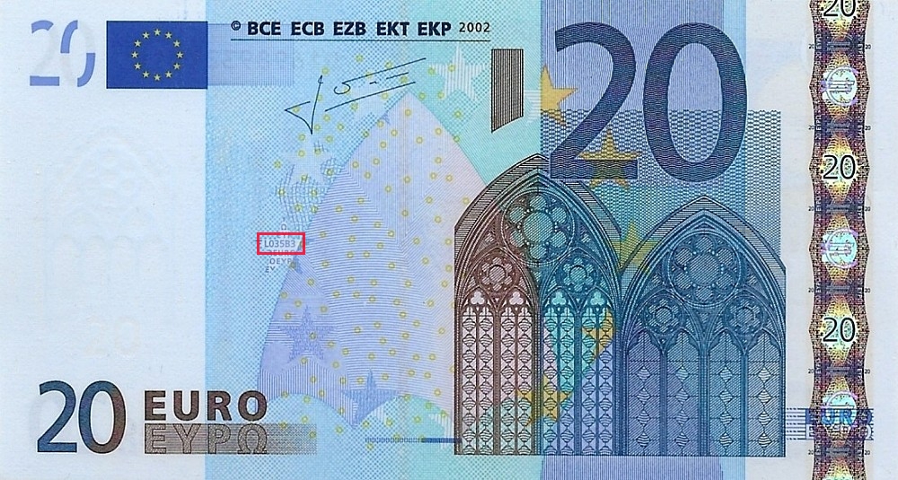 Billet de 20 € 2002 France