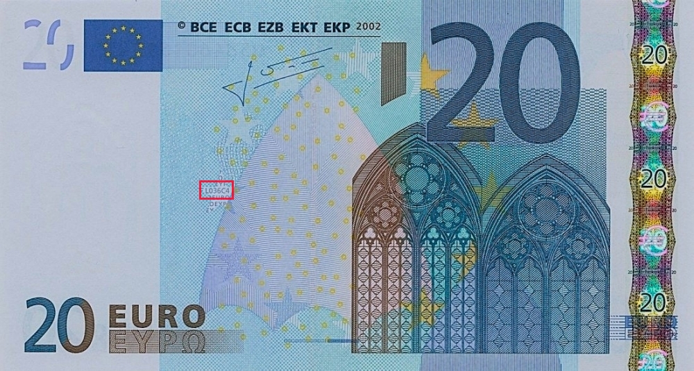 Billet de 20 € 2002 France
