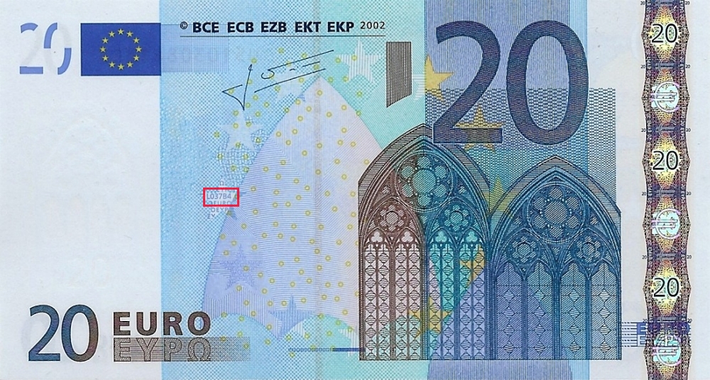 Billet de 20 € 2002 France
