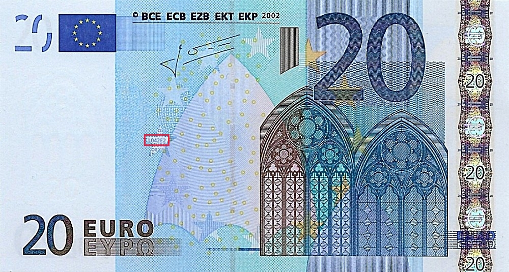 Billet de 20 € 2002 France