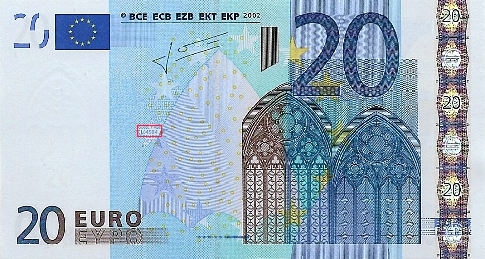 Billet de 20 € 2002 France