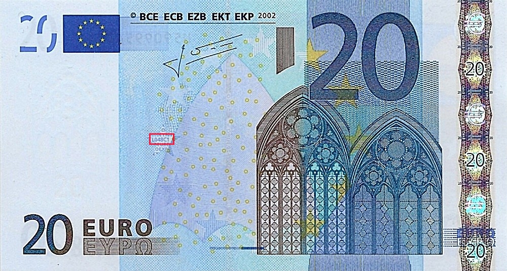 Billet de 20 € 2002 France