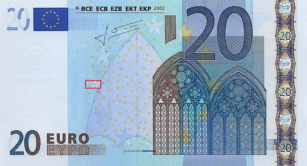 Billet de 20 € 2002 France