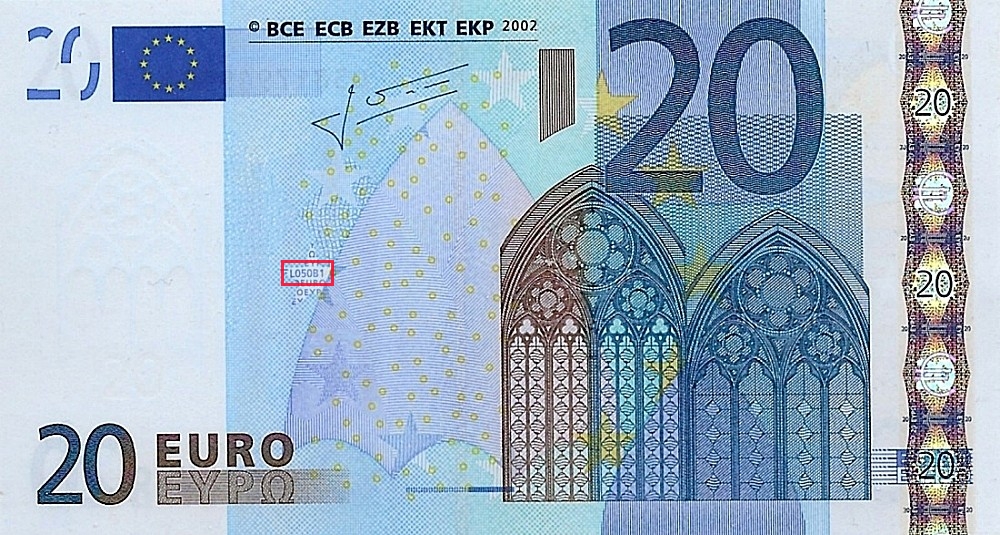 Billet de 20 € 2002 France
