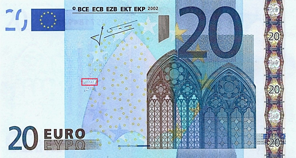 Billet de 20 € 2002 France