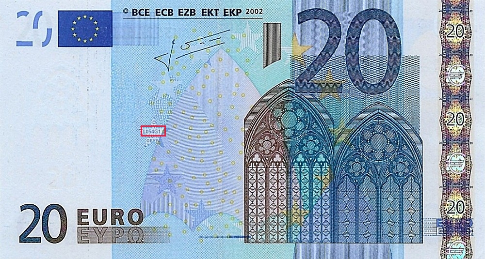 Billet de 20 € 2002 France