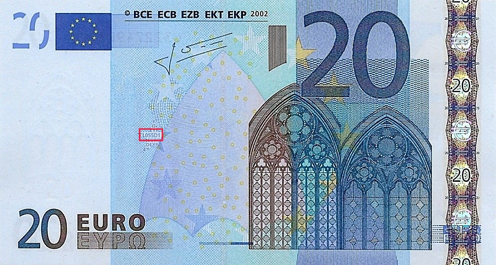 Billet de 20 € 2002 France