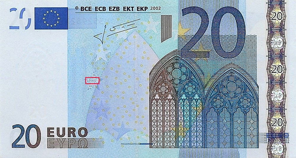 Billet de 20 € 2002 France