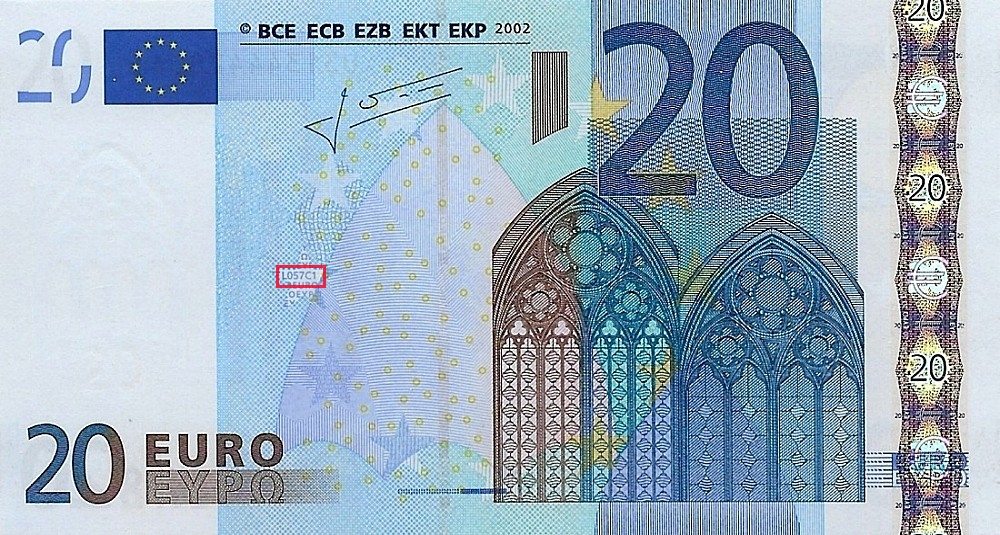Billet de 20 € 2002 France