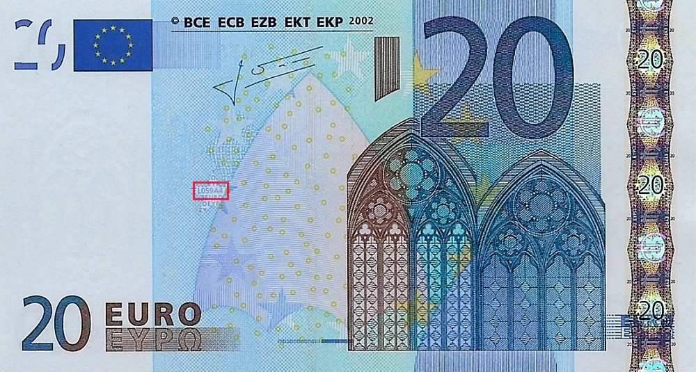Billet de 20 € 2002 France
