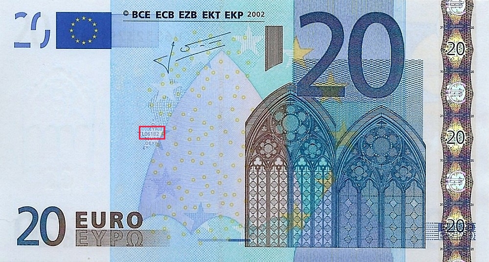 Billet de 20 € 2002 France