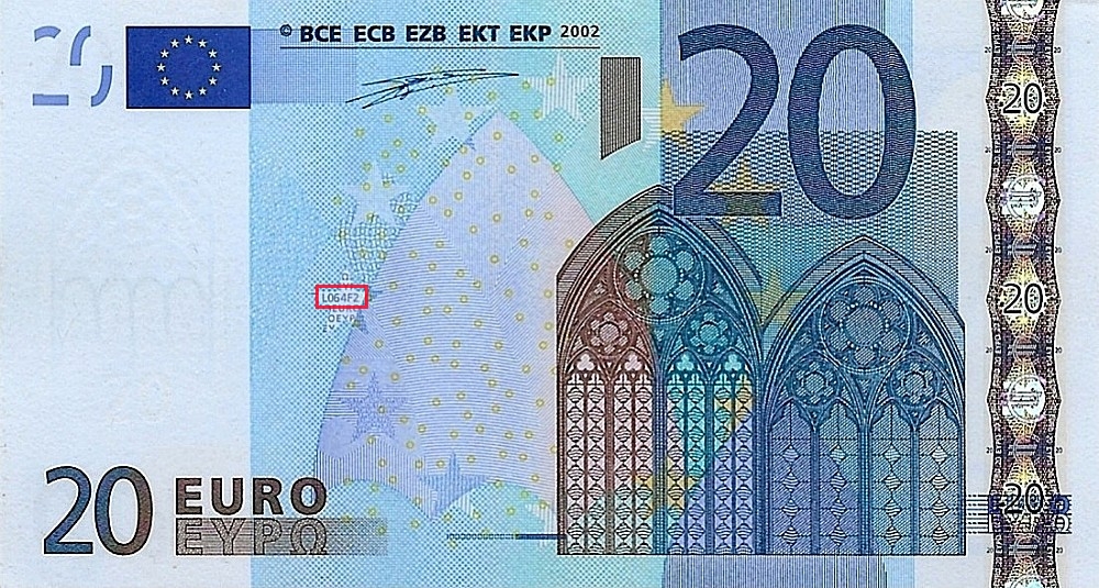 Billet de 20 € 2002 France