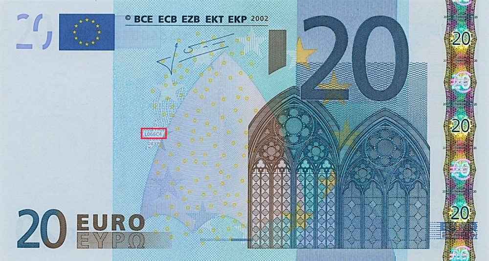 Billet de 20 € 2002 France