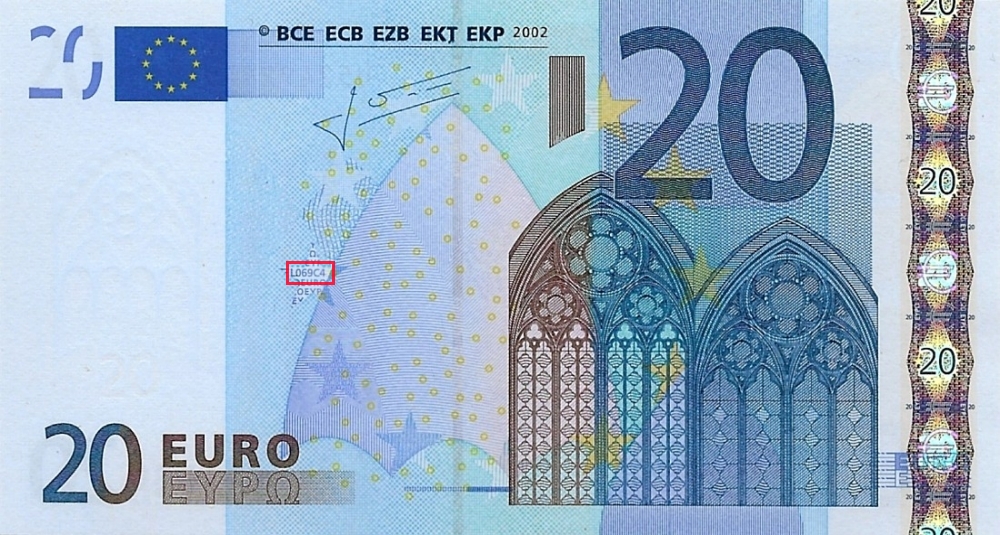 Billet de 20 € 2002 France