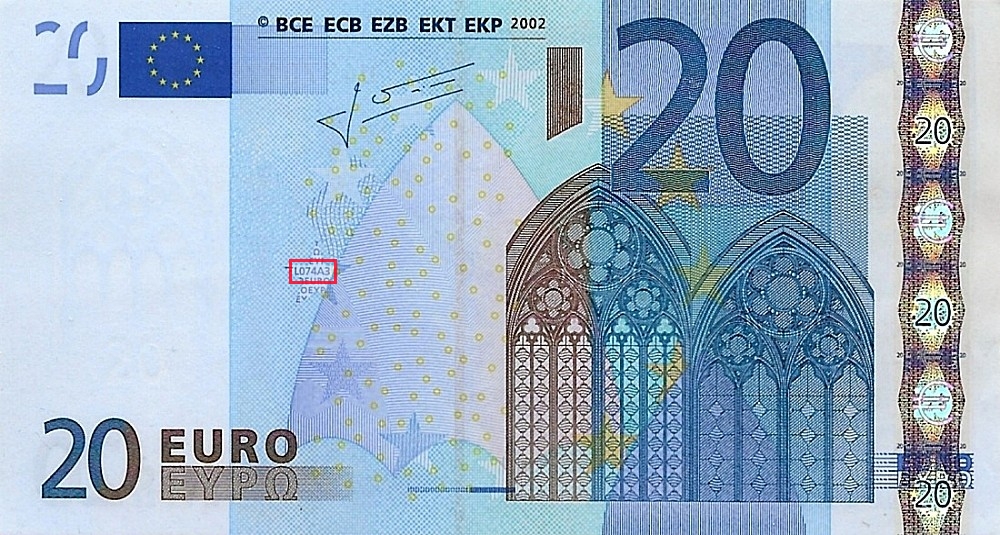 Billet de 20 € 2002 France
