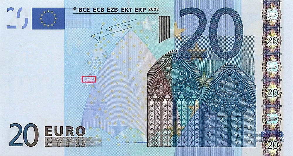 Billet de 20 € 2002 France