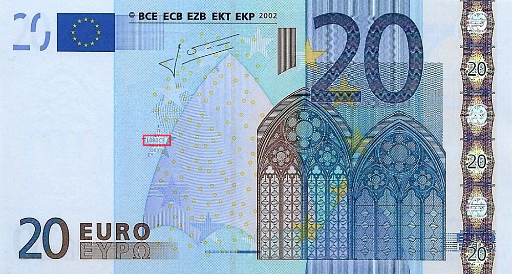 Billet de 20 € 2002 France