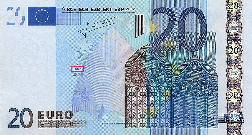 Billet de 20 € 2002 France