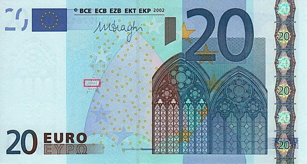 Billet de 20 € 2002 France