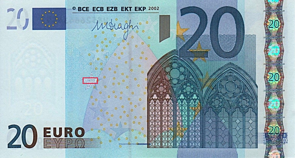 Billet de 20 € 2002 France