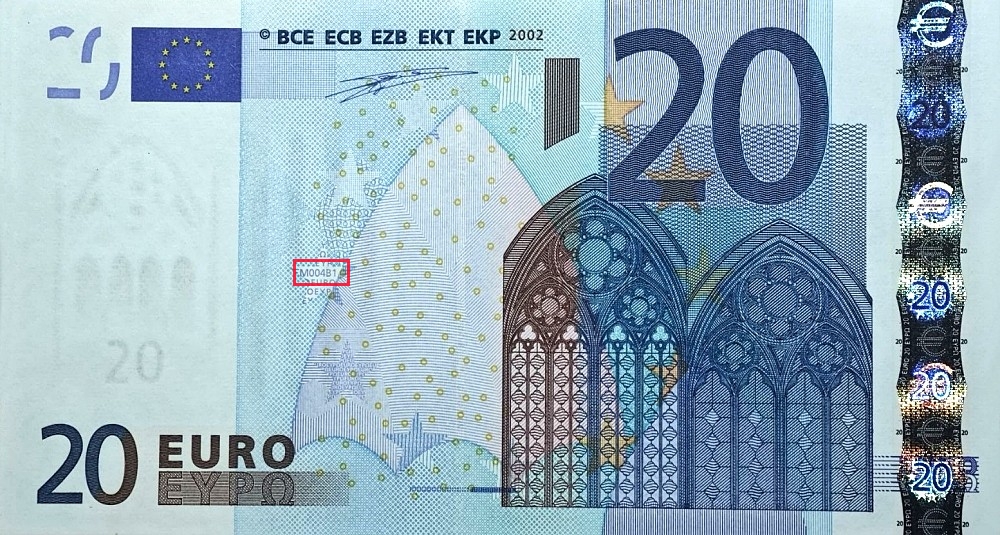 Billet de 20 € 2002 Espagne
