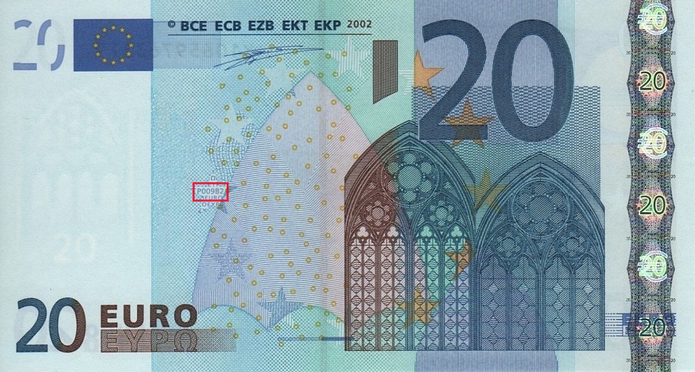 Billet de 20 € 2002 Allemagne
