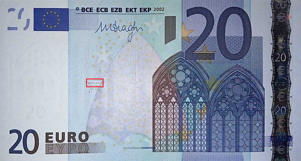 Billet de 20 € 2002 Finlande