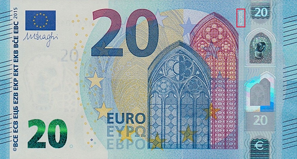 Billet de 20 € 2015 Autriche