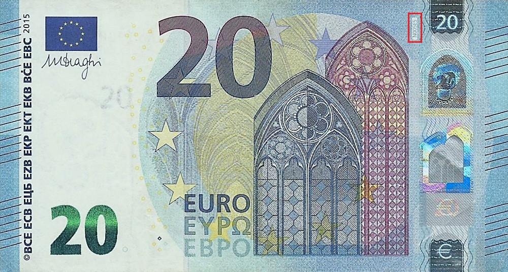 Billet de 20 € 2015 Autriche
