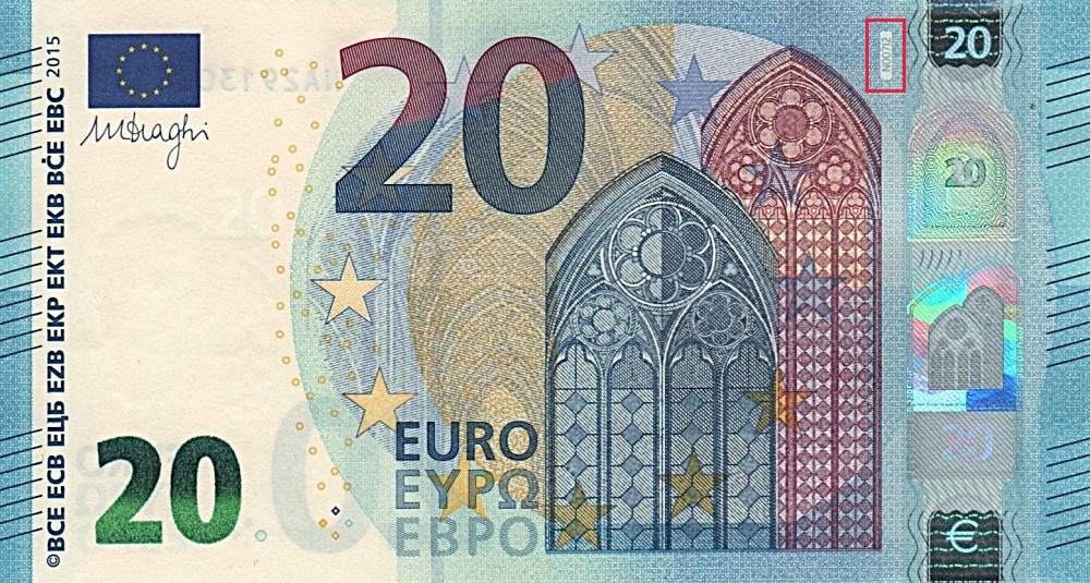 Billet de 20 € 2015 Autriche