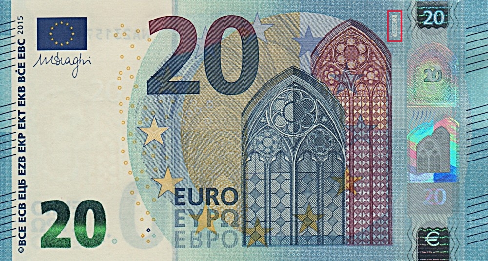 Billet de 20 € 2015 Autriche