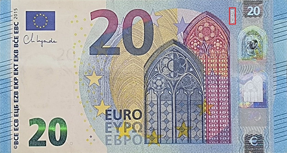 Billet de 20 € 2015 Autriche