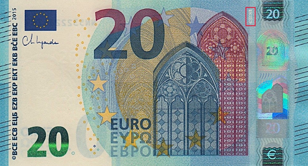 Billet de 20 € 2015 Autriche