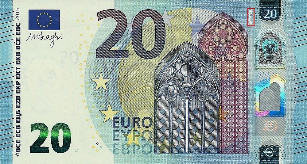 Billet de 20 € 2015 France