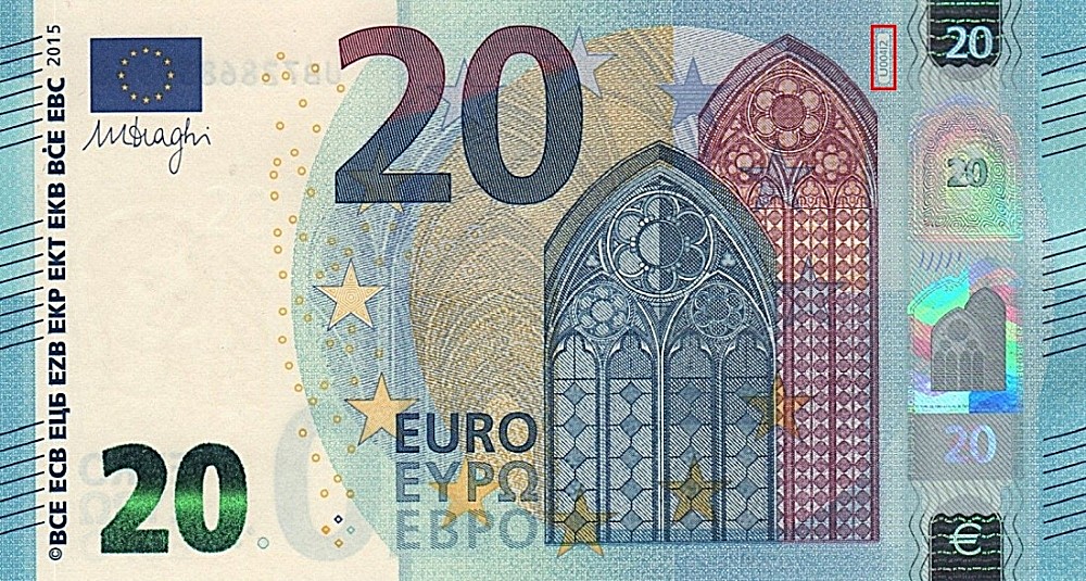 Billet de 20 € 2015 France