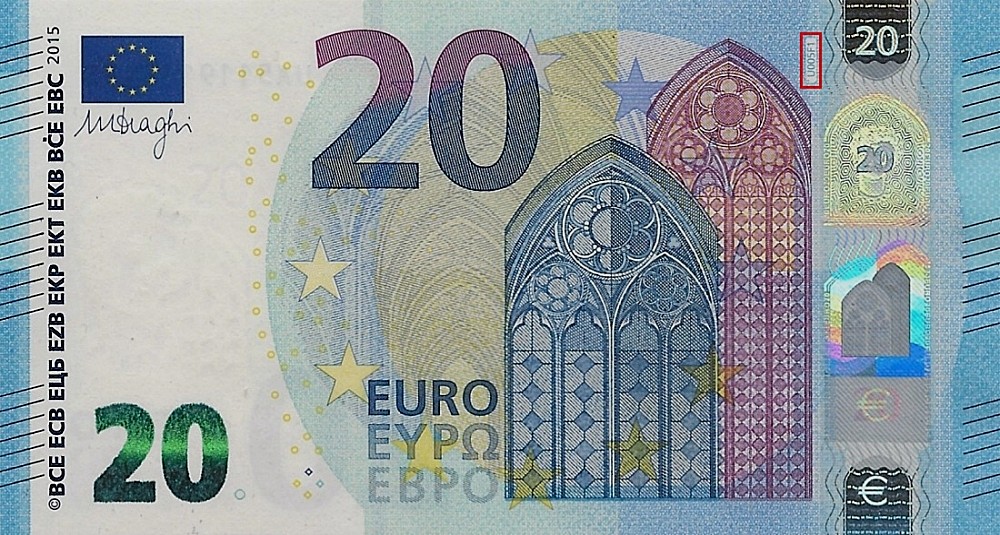 Billet de 20 € 2015 France