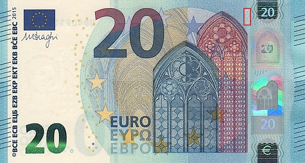 Billet de 20 € 2015 France