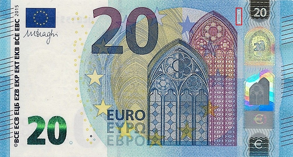 Billet de 20 € 2015 France