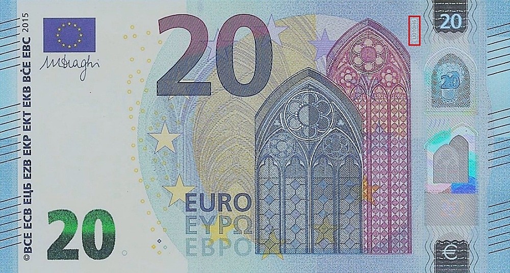 Billet de 20 € 2015 France