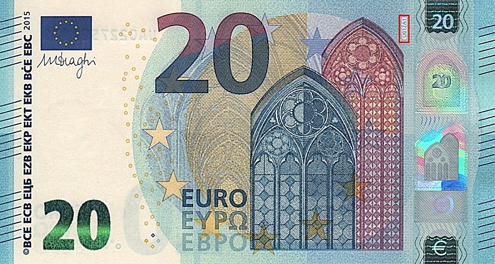 Billet de 20 € 2015 France