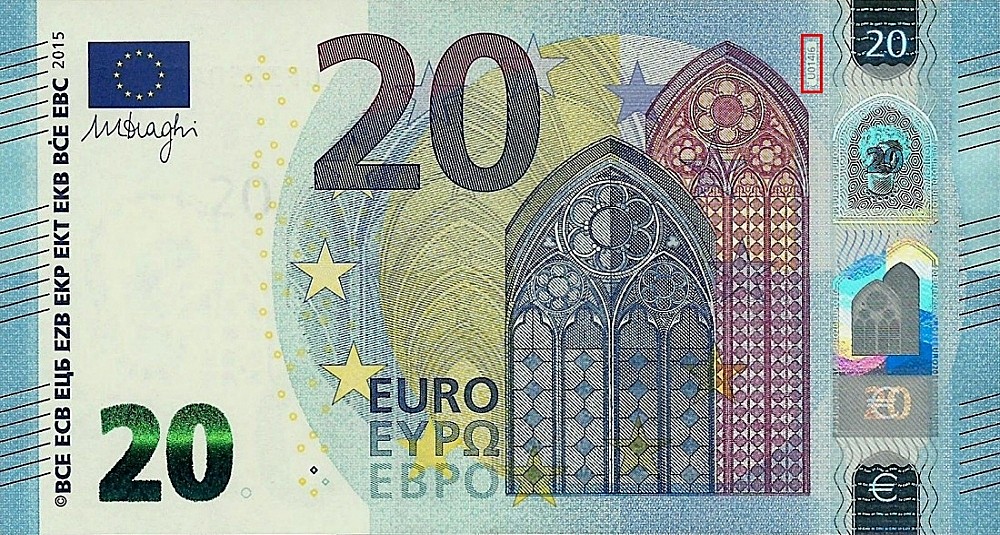 Billet de 20 € 2015 France