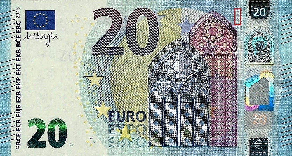 Billet de 20 € 2015 France