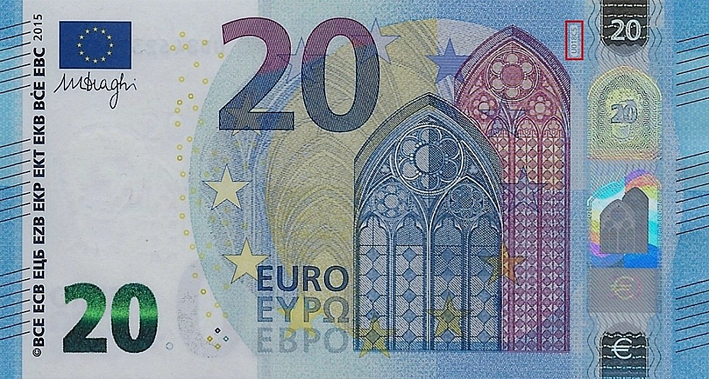 Billet de 20 € 2015 France