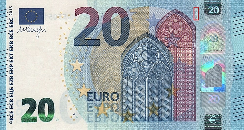 Billet de 20 € 2015 France