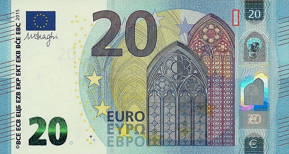 Billet de 20 € 2015 France